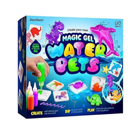 Högkvalitativt Aqua Fairy Kids’ Water Gel Kit – Förtrollad Alv Leksaksset, DIY Squishy Maker & Vattendjur, Skapa Dina Egna Squishies Hantverk för 