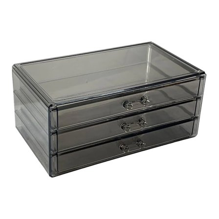 Elegant akryl skuffeorganisator til kosmetik smykkeopbevaringsboks til kvinder