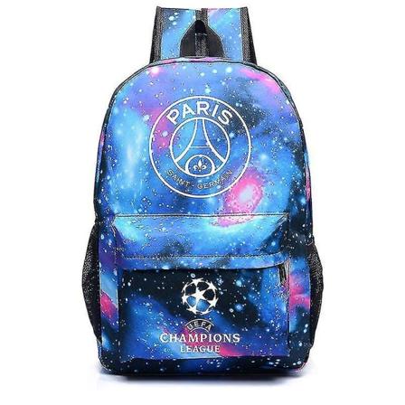Star Paris Uefa Champions League Skulderveske Vifteryggsekk Student Skoleveske Oppbevaringsveske_x