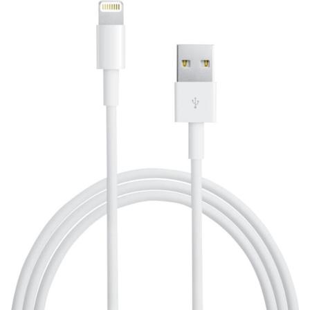 2 Meter Hög Kvalité Apple Lightning Usb-kabel Till Iphone & Ipad Vit