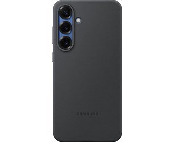 Samsung-S25 Plus case Silicone Black-Mykt og beskyttende silikondeksel for Galaxy S25+-Telecom accessories-Mobildeksler og lommebøker