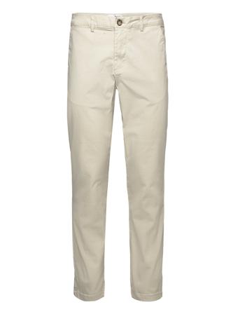 Slhslim-New Miles 175 Flex Chino W N Chinos Bukser Hvit Selected Homme*Betinget Tilbud