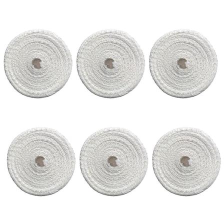 6 Ruller Kjøttnett Rull Bomulls Elastisk Skinke Kjøttnett Pølse Nett Tau Hvit 100X10cm White 100X10cm