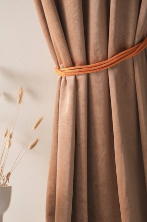 Jotex - Gardinbånd 2-pk Oransje - SONORA - Kjøp Gardinholdere hos Jotex