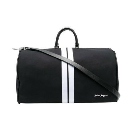 Palm Angels, Men; Bags Shopper Pm 001F22Lea 002 Zwart, Heren, Maat:ONE Size
