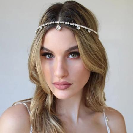 2 kpl Hääpääketju Tassel Boho Hiukset Korut Morsius Pääpanta Naiset