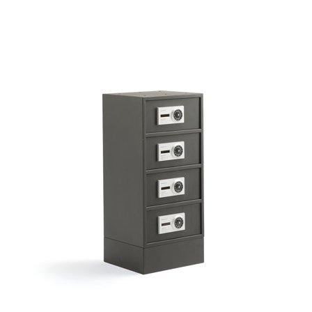 Tresor VALUE mit 4 Fächern und Codeschloss
