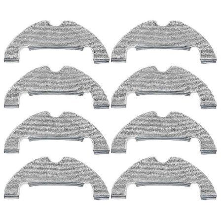 Moppduk för Dreame D10 Plus, Z10 Pro, L10 Plus Robotdammsugare Tvättbar och Återanvändbar Mikrofiber