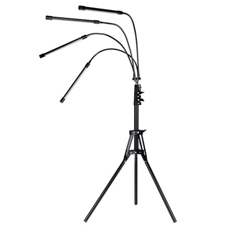 Växtlampa med 4 Justerbara Armar - LED