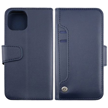 iPhone 12/12 Pro Plånboksfodral Extra Kortfack Rvelon - Blå