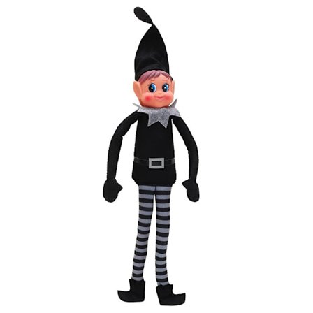 Elf Behavior Huono Elf Pehmolelu Pitkät Jalat Pehmeä Runko Musta Loma Koristeet