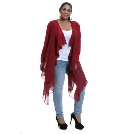 Kvinnor Plus Size 2 Delar Set Lös Casual Långärmad Asymmetrisk