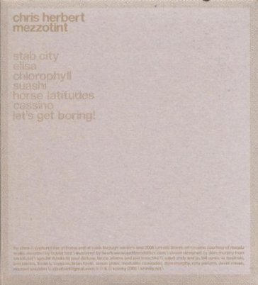 Mezzotint Chris Herbert