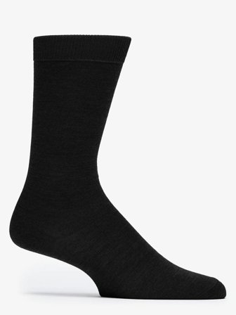 Schwarze Socken Merino