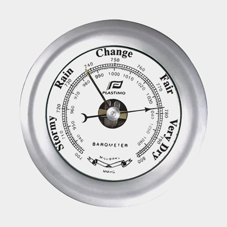 Barometer Plastimo Refined 4", Ø88/130 mm, chromed brass