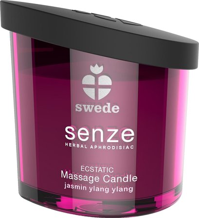 Swede Ecstatic Massage Candle Jasmine Ylang Ylang 50 ml, Sport & Velvære, Massage, Massagelys