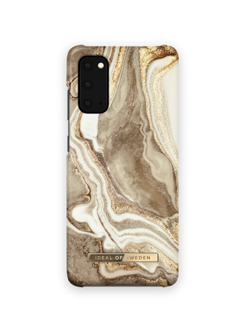 Female deksel, Galaxy S20 Golden sand marble, iDeal of Sweden
