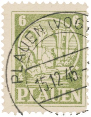 Tyskland Zoner 1945 - MICHEL 2v - Stemplet