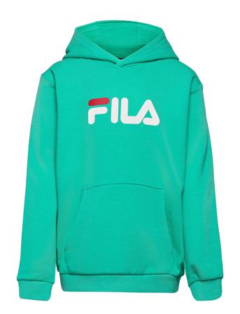 Sande Classic Logo Hoody Hoodie Grön FILA