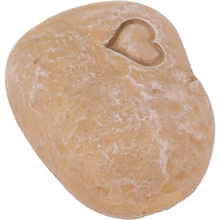 Hundegravmarkør, robust og utsøkt harpiks kjæledyr minnestein for bakgårdskomfort (Love Stone Sand Color)