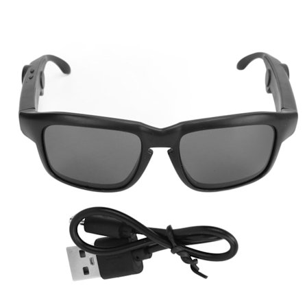 Bluetooth-solbriller Hovedtelefon Luftledning Udendørs Hovedtelefon Sportsløb Ridning Åben Ryg Musik Øretelefon