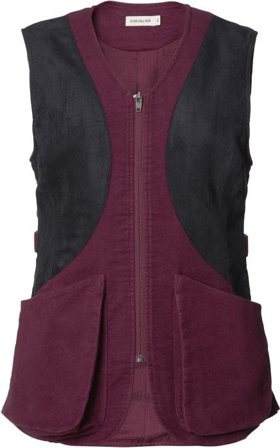 Chevalier Target Shooting Vest Women Wine Red