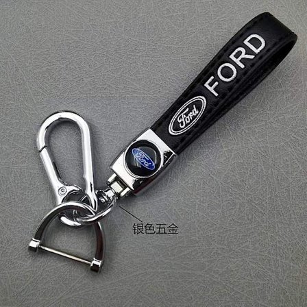 Autoaiheinen nahkainen avaimenperä | Tukeva avaimenperä | Avaimenperä ja koukku, asennusosat aseen väriä