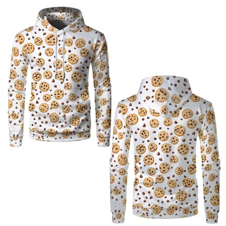 Tilpasset 3D-printet hættetrøje med lynlås, efterår/vinter, herre hættetrøje Link