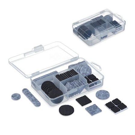 Möbelglidare av filt och EVA 136-pack