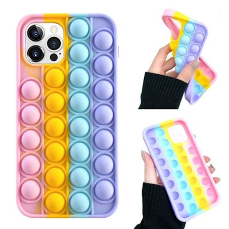 Pop It Fidget MultiColor skal till iPhone 12 PRO MAX