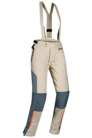 Pantalon Moto Femme Bering Siberia Beige/Gris/Orange L