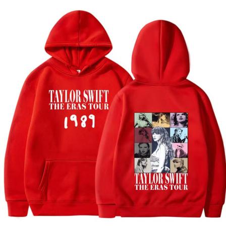 Tylor Ers r 0 Ccert r Crewc Taylor Swift 1989 Luvtröja herr och dam red 2XL