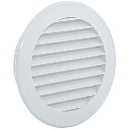 Ventilasjonsgitter i plast - Insektbeskyttelse -, hvit