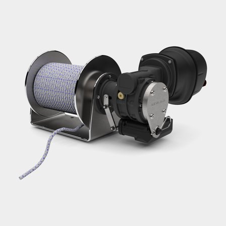 Guindeau électrique Lewmar Drum Small 1000 W Free-Fall, 12 V, pour 10 mètres x Ø8 mm chaîne + 60 mètres x Ø8 mm ligne (3 torons / plombée)