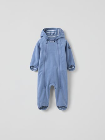 Polarn O. Pyret - Windproof fleece all-in-one - 80 - Childrenswear - blue