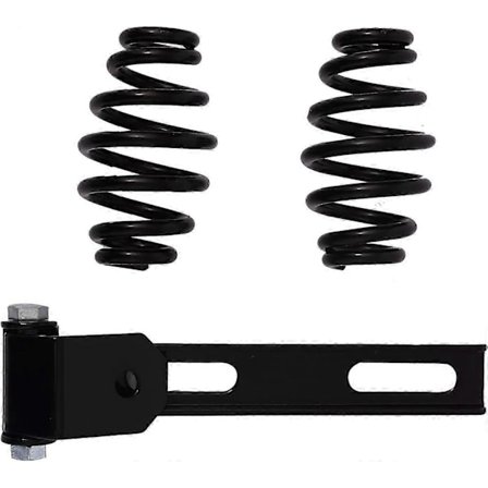 Fjærer og støtte Solo Sete Kit Kompatibelt med Harley Chopper Bobber Custom Motorsykkel Svart