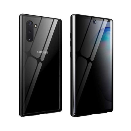 Samsung Note 10 Privacy Heltäckande Premium Skal Glassback V4