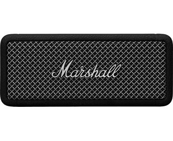 Marshall Emberton II - Black and Steel - Häftig Bluetooth-högtalare med kraftigt ljud