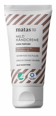 Matas Striber Mild Håndcreme Uden Parfume 40 ml, Skincare, Håndpleje, Håndcreme