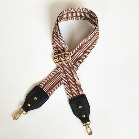 Webbing 3,8 cm oppfostret veskereim skulderreim