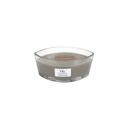 WoodWick Sand & Driftwood scented candle with wooden wick 453,6 g