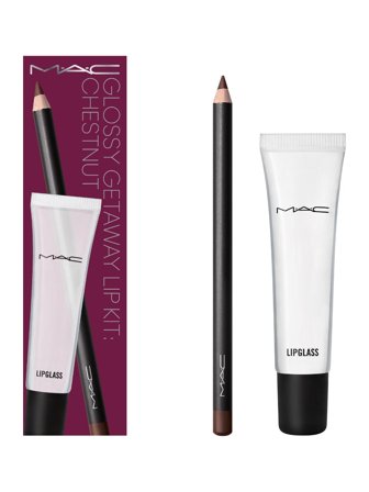 MAC Lipstick Set Set cont.: Lipglass Lip Gloss 15 ml + Lip Pencil Chestnut 1,45 g 1.0items