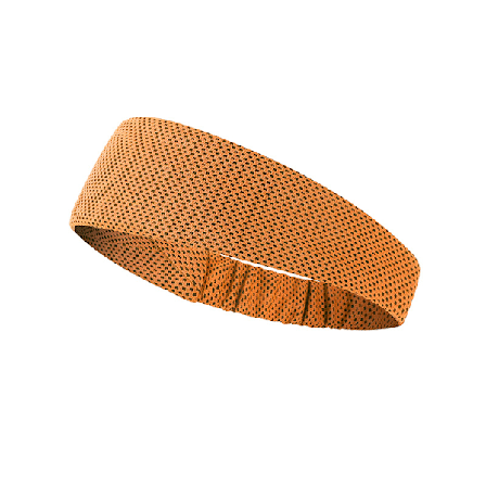 Nytt sommar fitness cool sport pannband utomhus sport elastiskt pannband tvåfärgat pannband