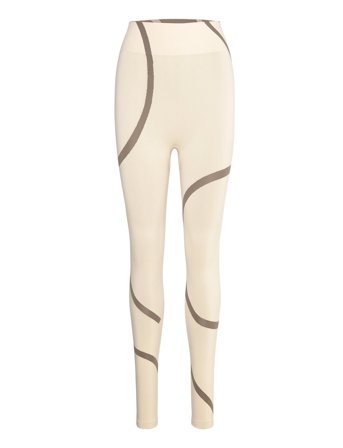 Loud Logo Legging Cream Moonchild Yoga Wear