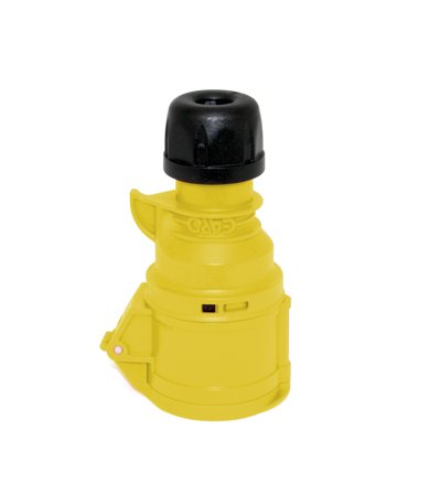 Garo S 416-4 S Skjøtekontakt IP44, 5-polet, 16 A Gul, 4 h, Stikkontakter & kabler