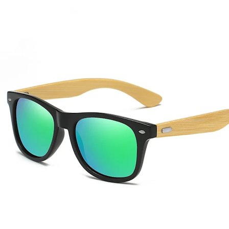Retro Trä Solglasögon Män Bambu UV400 Solglasögon Kvinnor Märkesdesign Sportglasögon Guld Spegel Solglasögon Shades lunette oculo