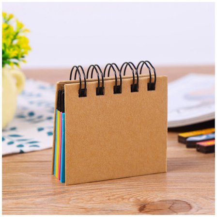 Set med 2 mini spiralblock i återvinningsbara material med ,ZQKLA