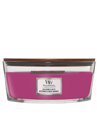 WoodWick Ellipse Wild Berry & Beets Ljus ljusstakar Röd 453,6 g