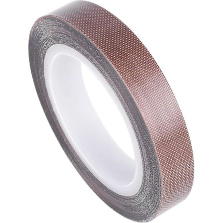 Teflon Stofftape, 9 meter PTFE-tape for vakuumforseglingsmaskin, manuelle impulsforseglere, isolasjon PTFE-belagt glassfiber selvklebende tape