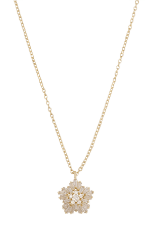 SNÖ of Sweden Icon Small Pendant Crystal Neck 45 Halsband Dam Guld cm